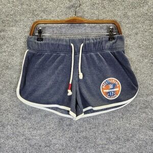 Wrestlemania Shorts Girls XL Blue Sweatshirts Drawstring Orlando 17 Running Gym